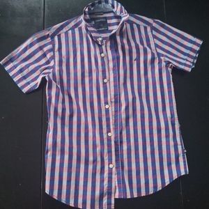 Nautica Large Blue Button Down Size 14 kids